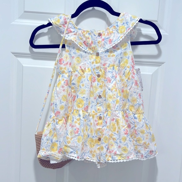 Tommy Bahama NWT kids floral DRESS with matching purse set size 5/6 - Picture 6 of 6